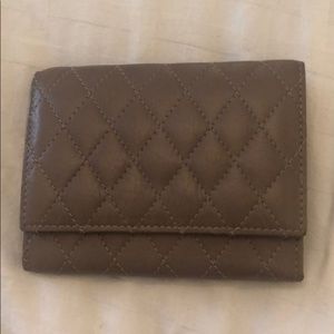 Quilted Brown Wallet
